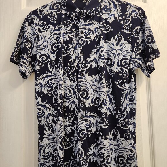 Haight & Ashbury Liquid Cotton S/S Button Down Shirt - Picture 2 of 3